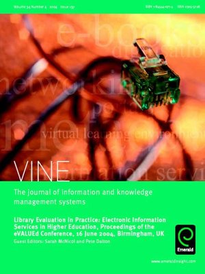 cover image of VINE, Volume 34, Issue 4